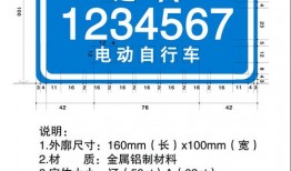 淮北市电动车牌照什么样