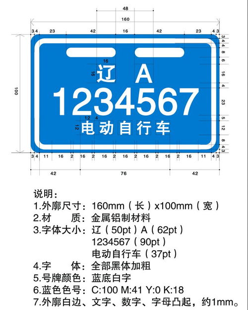 淮北市电动车牌照什么样