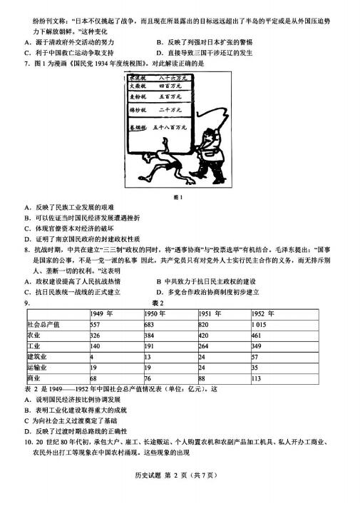 2025一月份安徽淮北什么联考